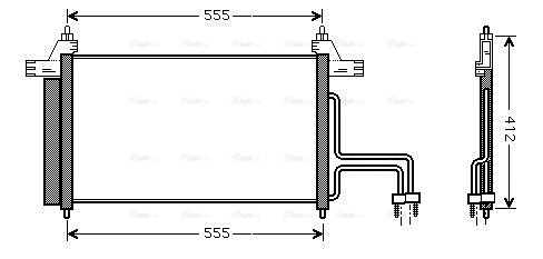 Condenser, air conditioning (FT5253D)