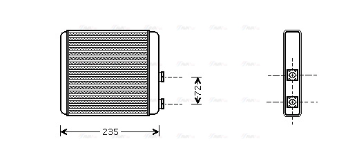 Heat Exchanger, interior heating (OL6321)