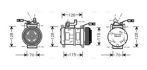 Compressor, air conditioning (BWK231)