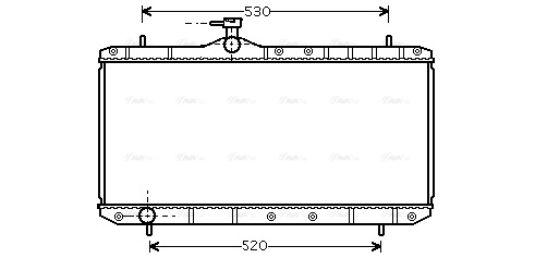 Radiator, engine cooling (SZ2062)