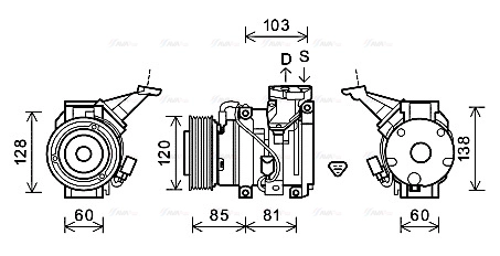 Compressor, air conditioning (TOK606)