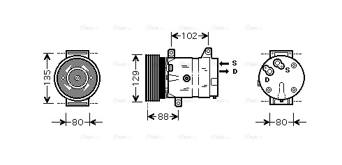 Compressor, air conditioning (RTAK367)