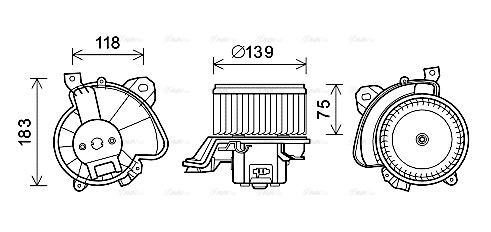 Interior Blower (FT8431)