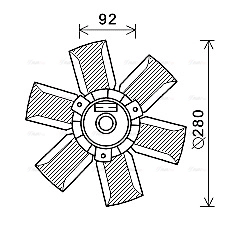Fan, engine cooling (SA7023)