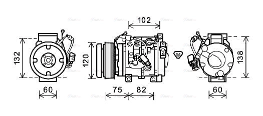 Compressor, air conditioning (TOAK664)