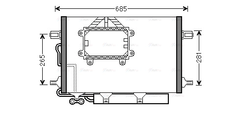 Condenser, air conditioning (MS5562D)