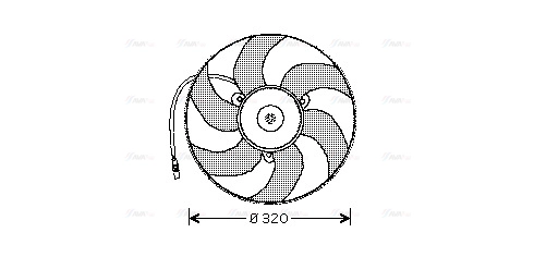 Fan, engine cooling (PE7513)
