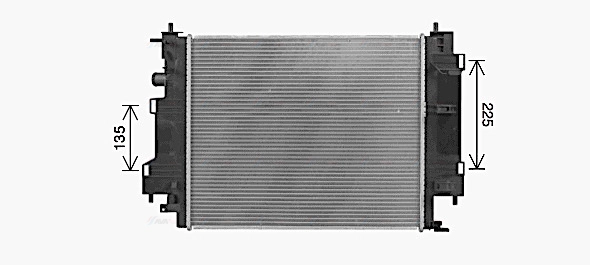 Radiator, engine cooling