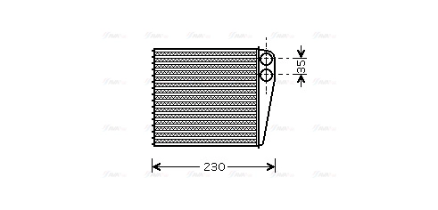 Heat Exchanger, interior heating (VNA6229)