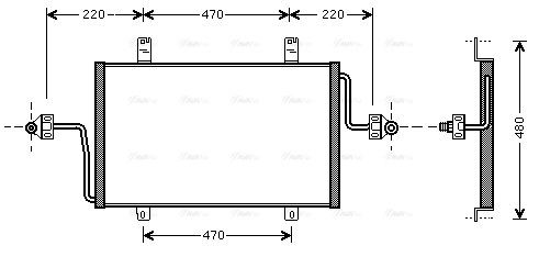 Condenser, air conditioning (RTA5279)