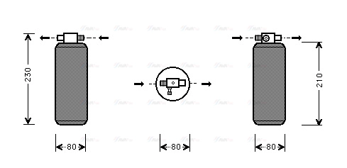 Dryer, air conditioning (UVD032)