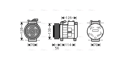 Compressor, air conditioning (CRAK062)