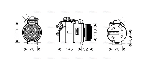 Compressor, air conditioning (BWK336)