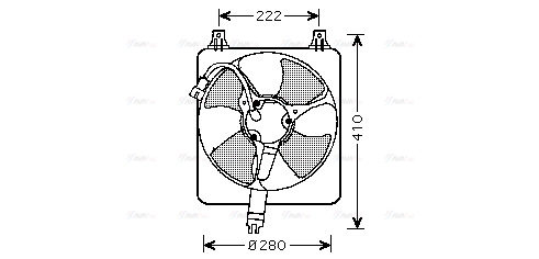 Fan, engine cooling (HD7528)