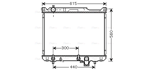 Radiator, engine cooling (SZ2097)