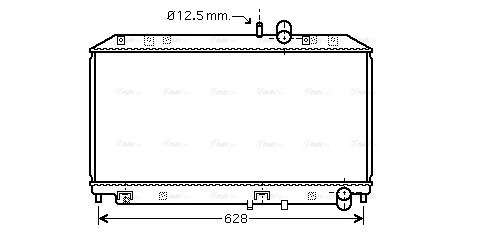 Radiator, engine cooling (MZ2169)