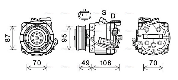 Compressor, air conditioning (OLAK668)