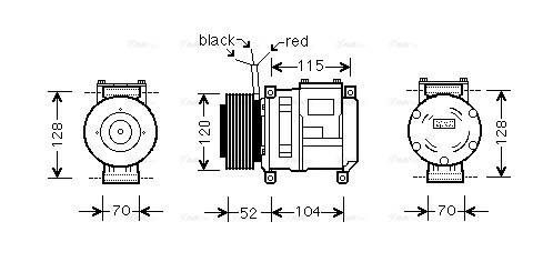 Compressor, air conditioning (JDAK002)