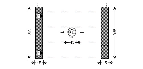 Dryer, air conditioning (MSD395)
