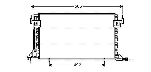 Condenser, air conditioning (CN5100)