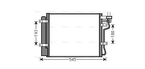 Condenser, air conditioning (KA5134D)