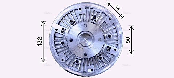 Clutch, radiator fan