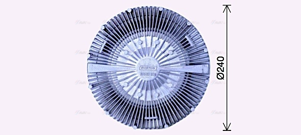 Clutch, radiator fan (VLC100)