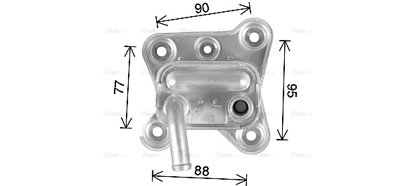 Oil Cooler, engine oil (FD3680)