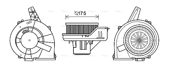 Interior Blower (ST8045)