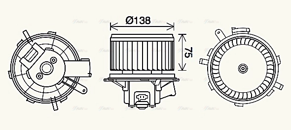 Interior Blower (PE8406)