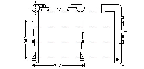 Charge Air Cooler (RE4033)