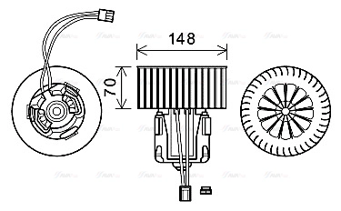 Interior Blower (BW8540)