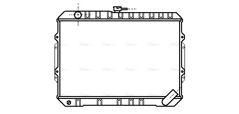 Radiator, engine cooling (MT2049)