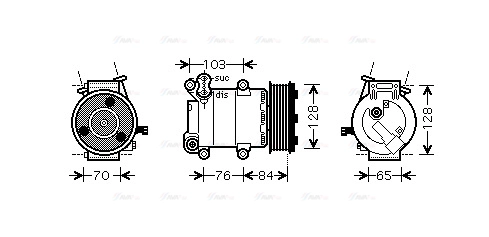 Compressor, air conditioning (FDAK418)