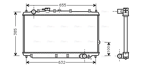 Radiator, engine cooling (KA2016)