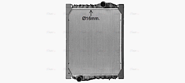 Radiator, engine cooling (MN2110)