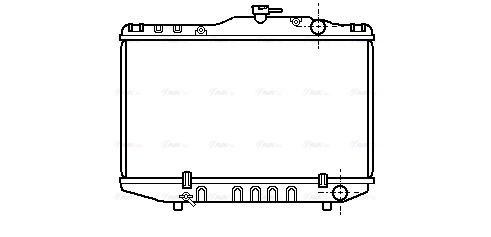 Radiator, engine cooling (TO2036)