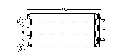 Condenser, air conditioning (RTA5475D)