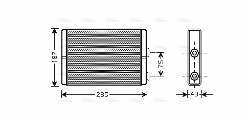 Heat Exchanger, interior heating (FT6325)