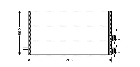 Condenser, air conditioning (FDA5407)