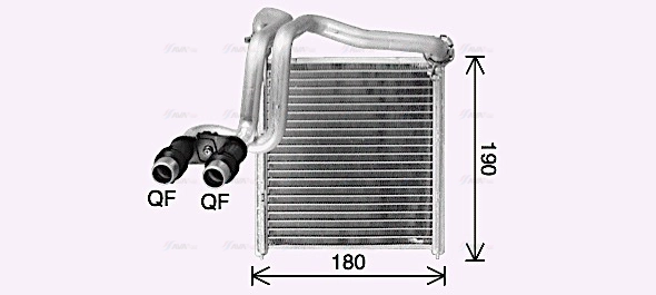 Heat Exchanger, interior heating (VN6438)