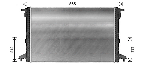 Radiator, engine cooling