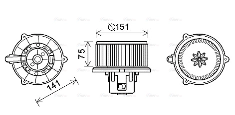 Interior Blower (KA8247)