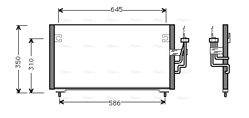 Condenser, air conditioning (MT5106)