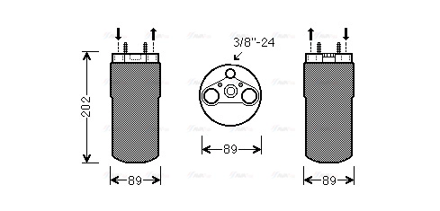 Dryer, air conditioning (RTD555)