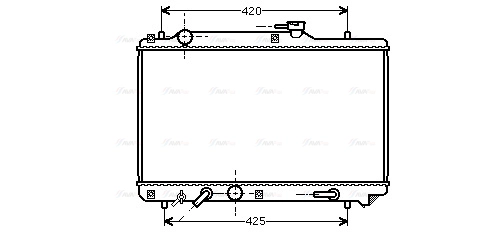 Radiator, engine cooling (SZ2051)