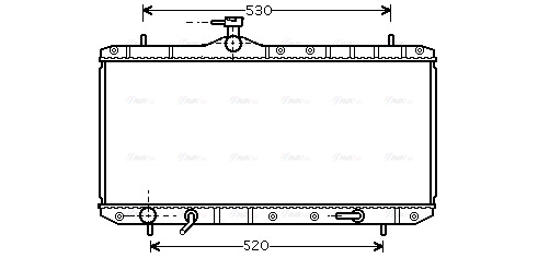 Radiator, engine cooling (SZ2063)