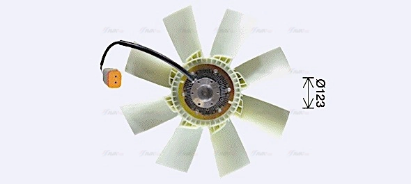 Clutch, radiator fan