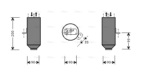 Dryer, air conditioning (BWD219)