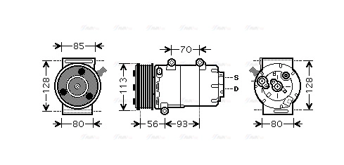 Compressor, air conditioning (FDAK416)